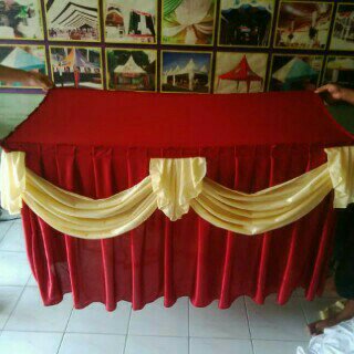 cover meja prasmanan, pesta, catering 4